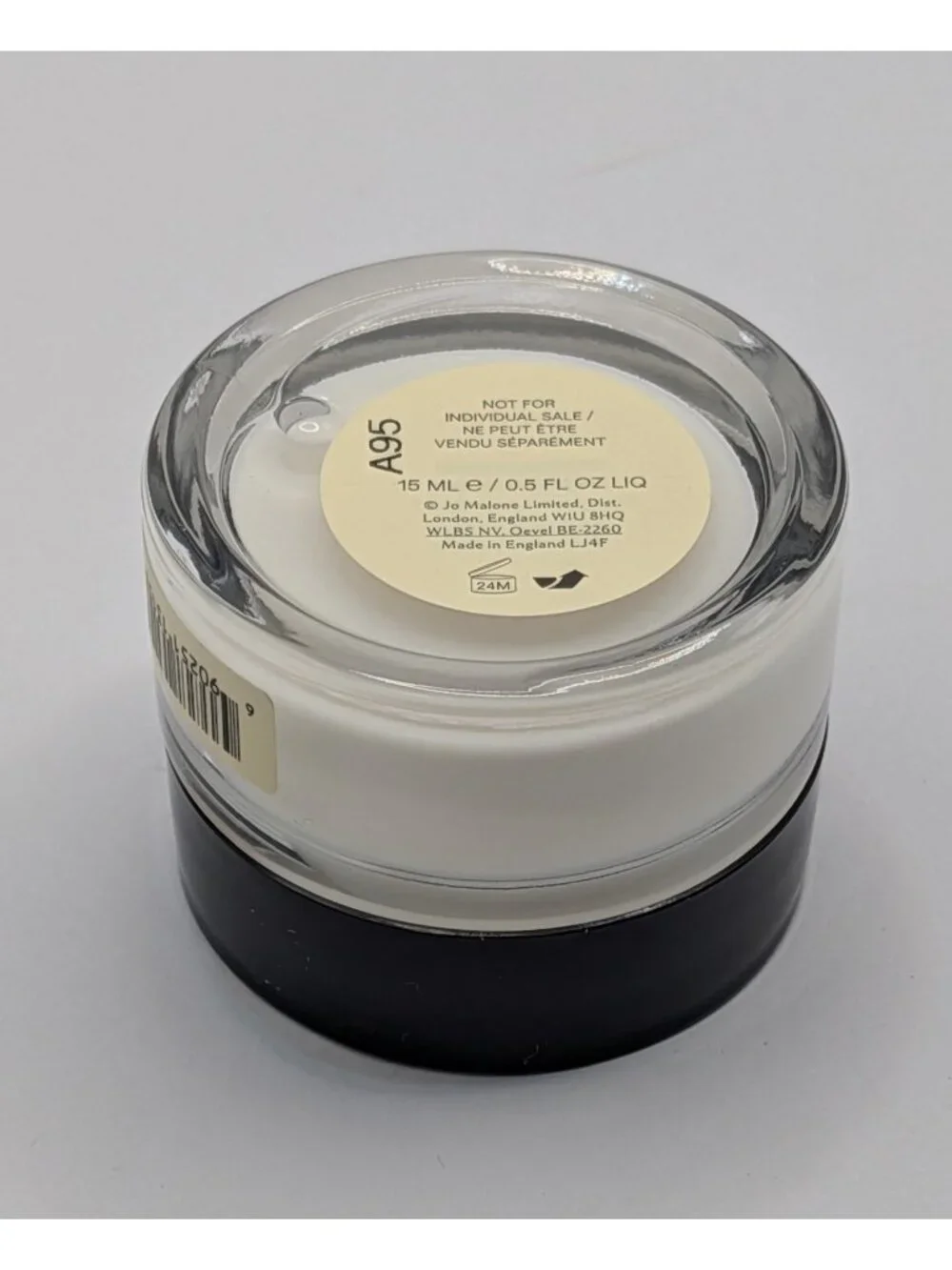 Jo Malone London Mini Lime Basil & Mandarin Body Crème 15ml/0.5 fl oz Sealed